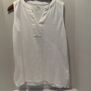 White Sleeveless Top